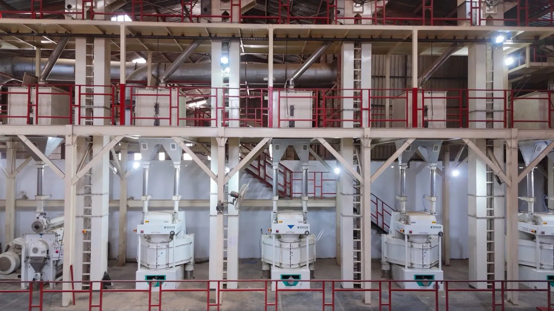 Wide view of the modern industrial campus of Amarava Agro Processors Ltd